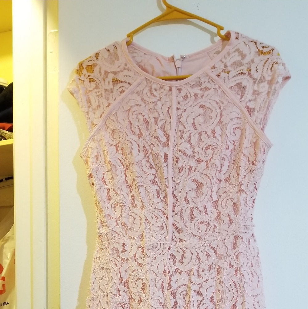Pink Laced Dress